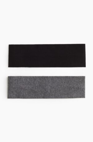 2 pack jersey headbands