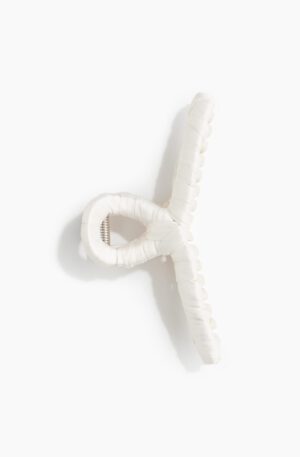 satin covered hair claw