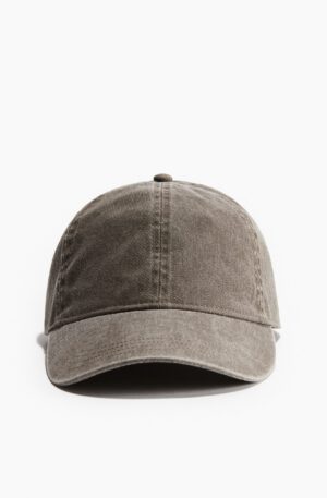 washed twill cap