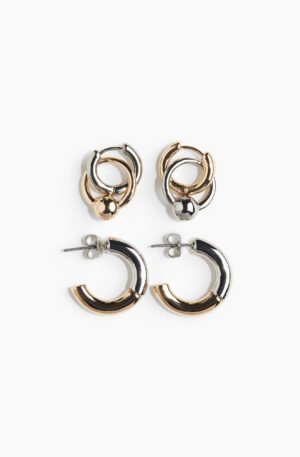 2 pairs earrings