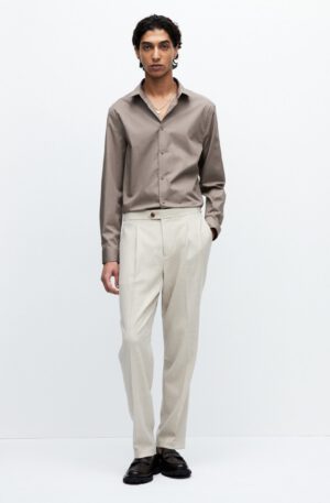 regular fit suit pants