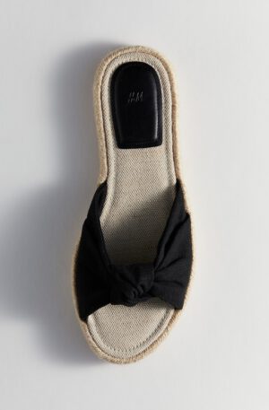 knot detail espadrille sandals